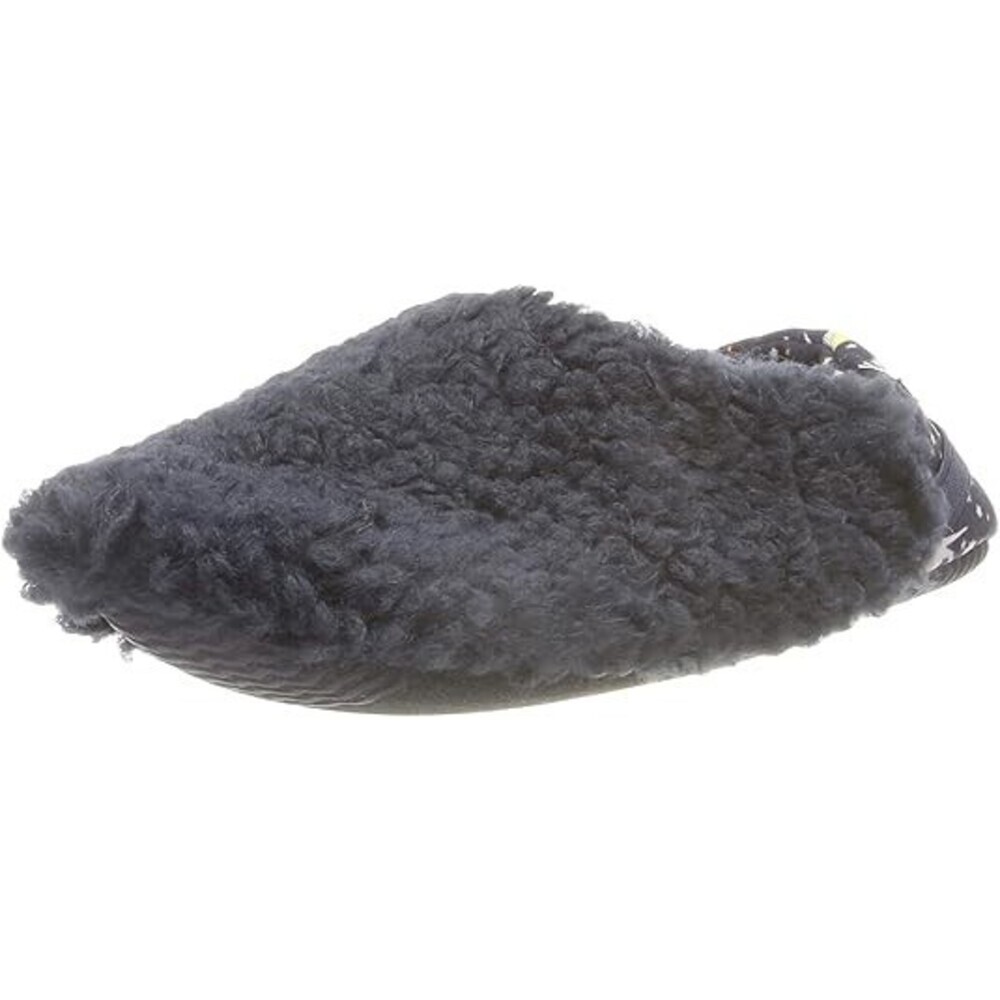 Joules 216665 Slippers Kids US 13 Navy Blue Horse Faux Fur Slip-On JOBB1269